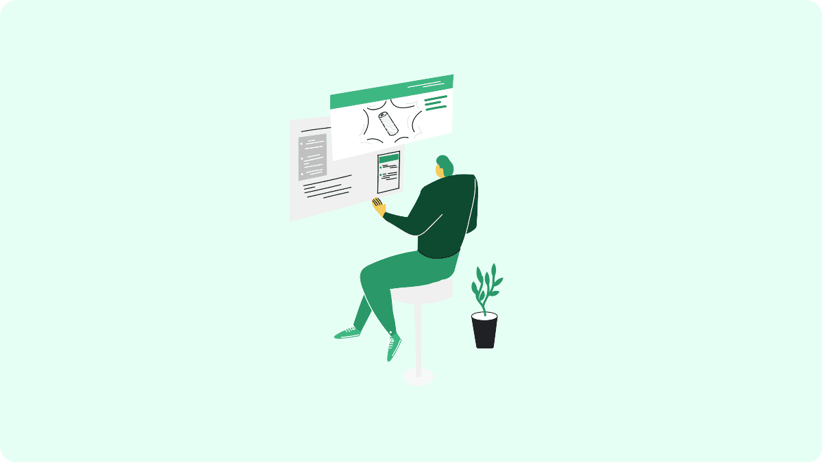 Illustration créer un portfolio freelance et site vitrine professionnel