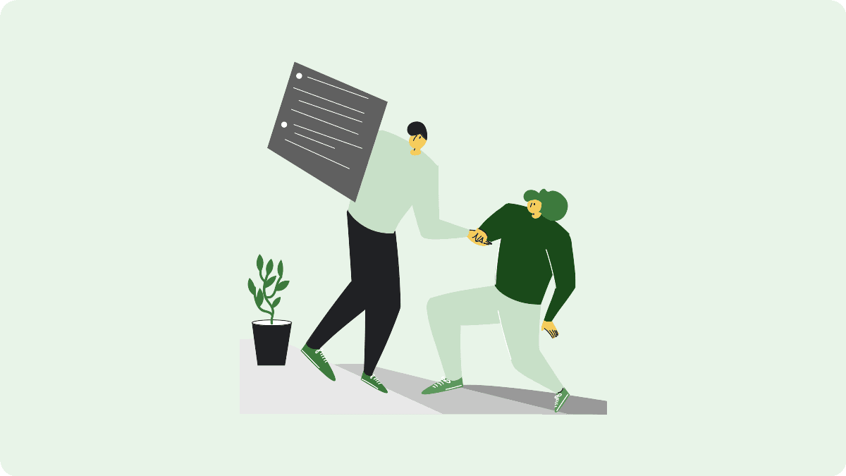 Illustration dire non à un client en freelance de façon professionnelle