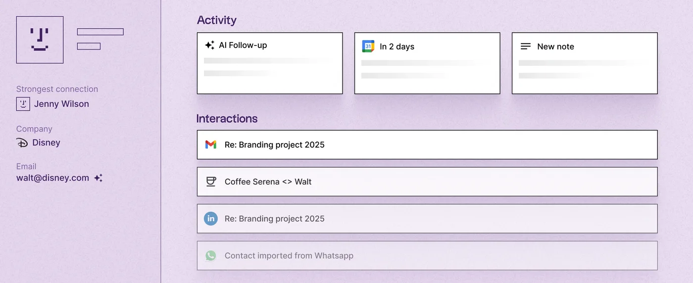 Folk : Magic Fields IA enrichissant automatiquement les données contacts