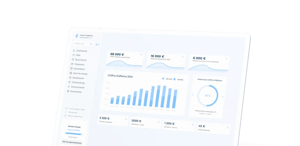 Freebe : déclaration URSSAF automatique