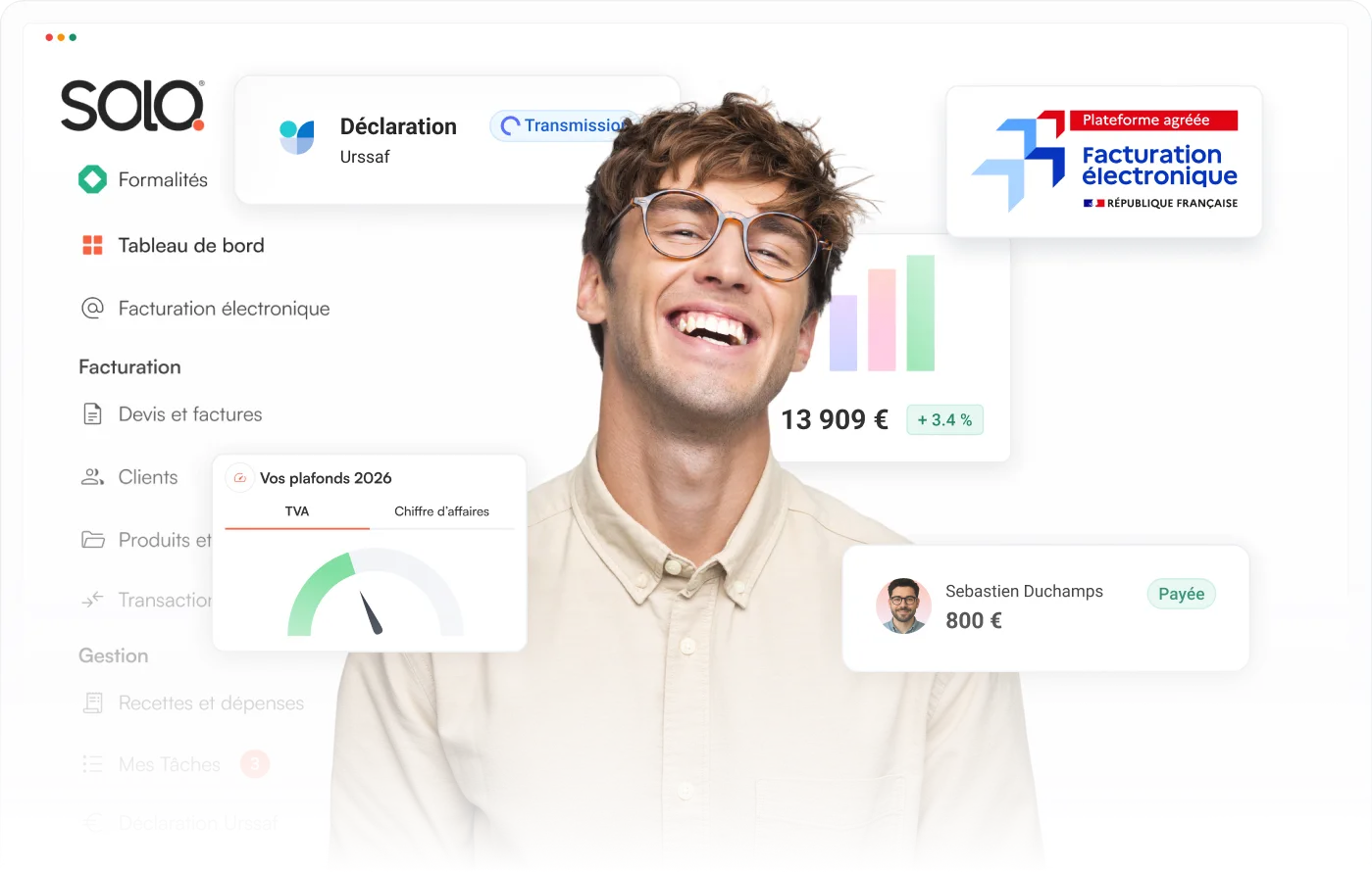 Portail Auto-Entrepreneur : formulaire de création guidé