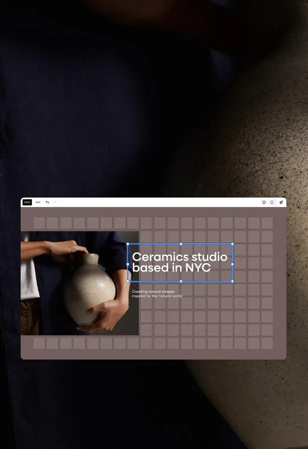 Squarespace : galerie portfolio