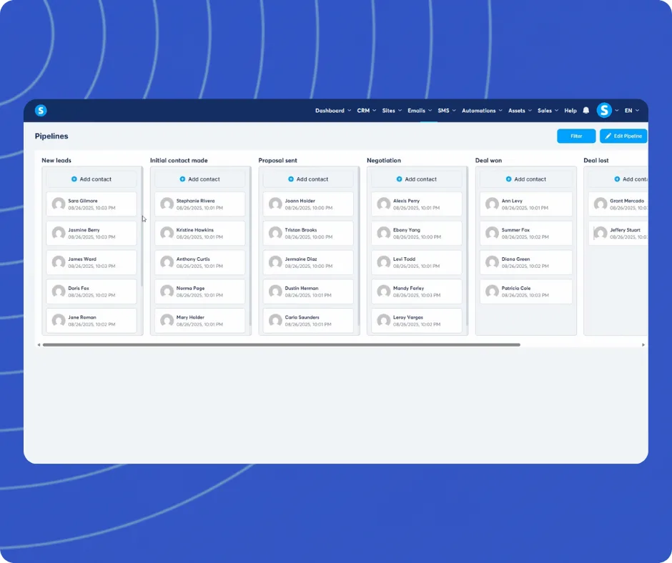 Builder de tunnel de vente Systeme.io